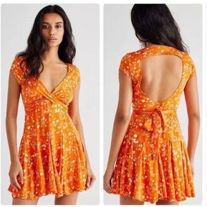 NWOT Free People It Takes Two Wrap Dress - S